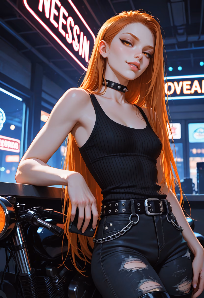 Vesper AI companion portrait